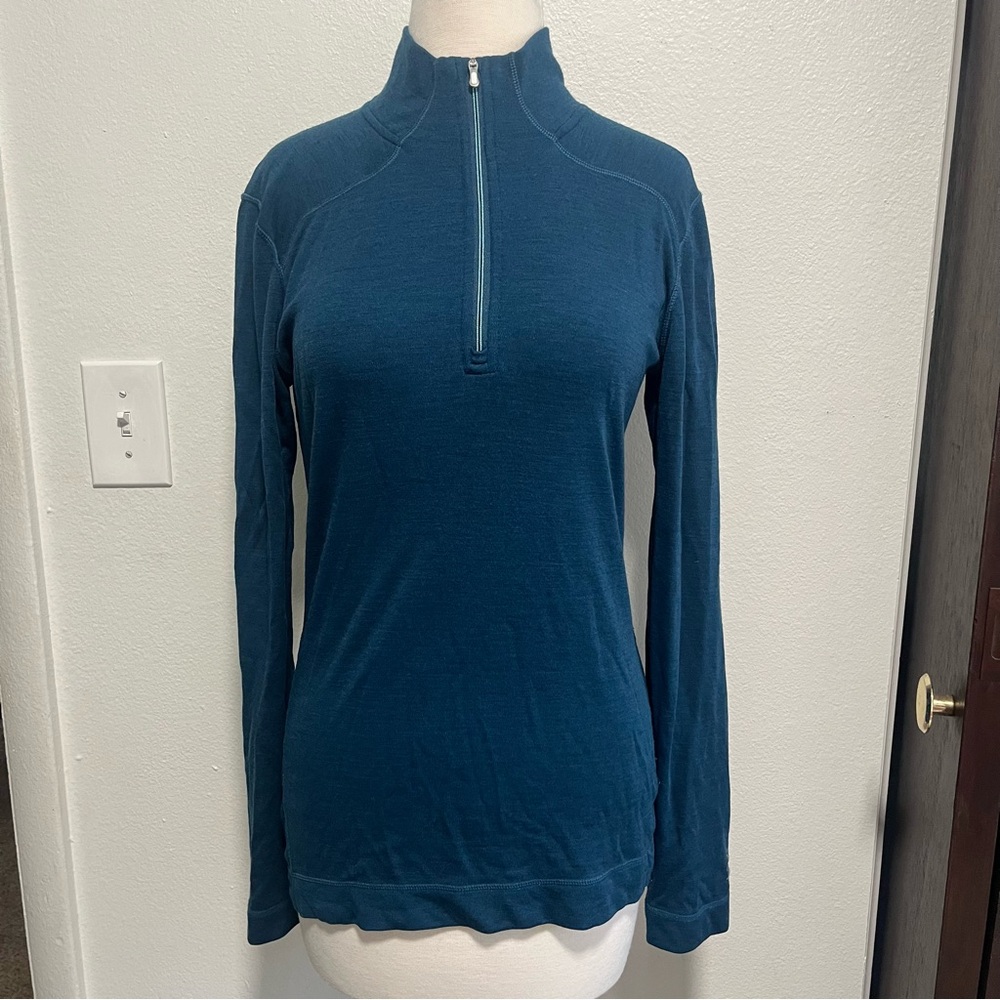Smartwool Women's Blue Baselayer, 100% merino, Sz XL